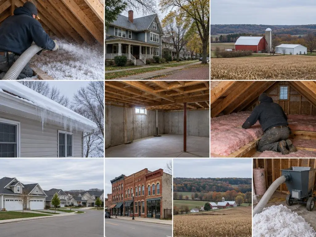 Attic Insulation & Air Sealing in Iowa City, IA